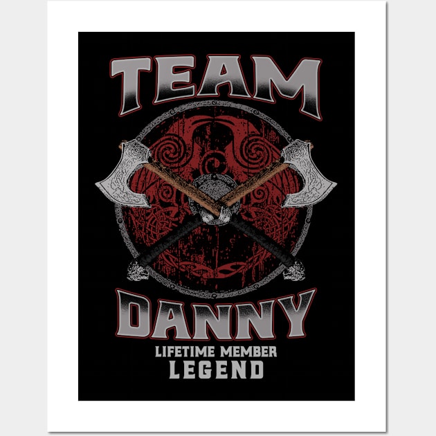 Danny Name - Lifetime Member Legend - Viking Wall Art by Stacy Peters Art
